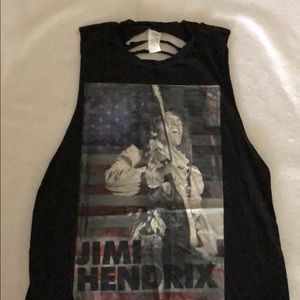 Jimi Hendrix sleeveless tee